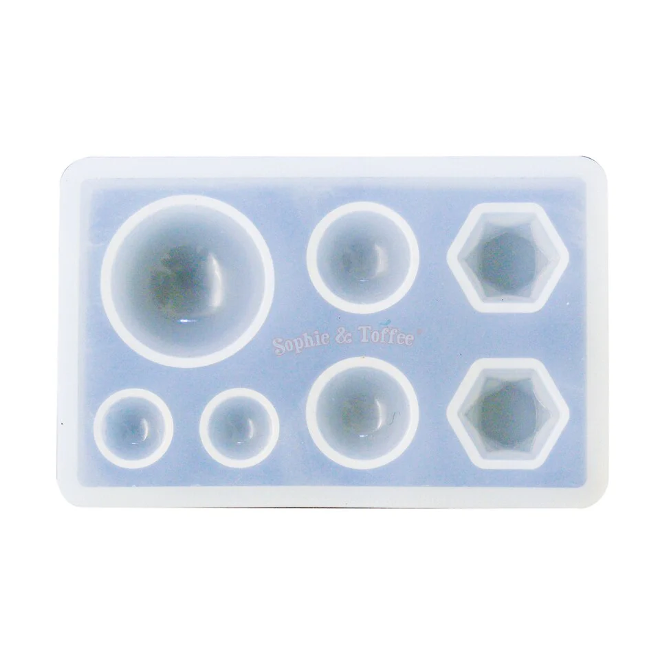 Hexagon and Half Sphere Silicone Mold