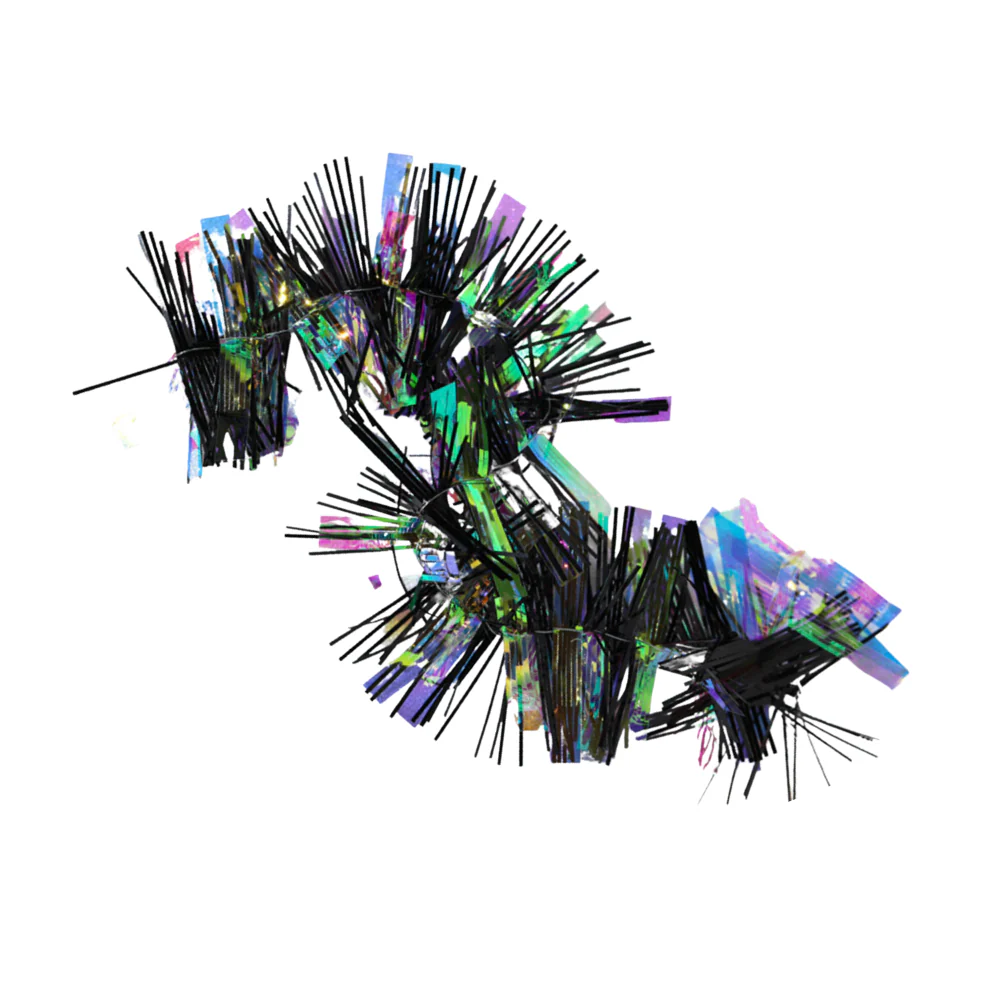 Holographic Black Translucent Foil (6 packs) - Image 2