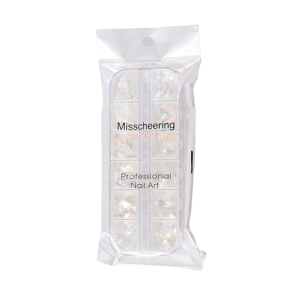 Holographic Rainbow Glitters in Shapes Confetti (12 Designs) - Image 3