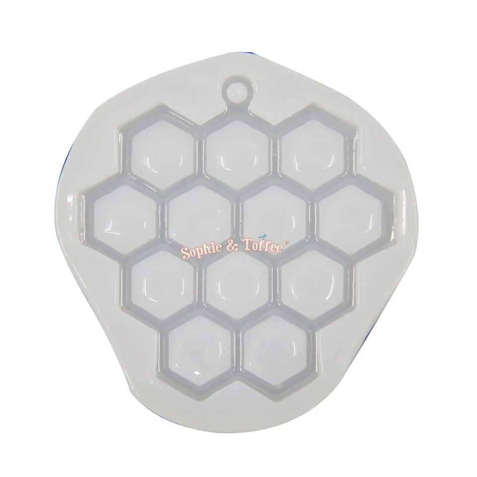 Honeycomb Pendant Silicone Mold