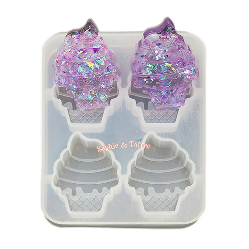 Ice Cream 3D Clear Silicone Mold