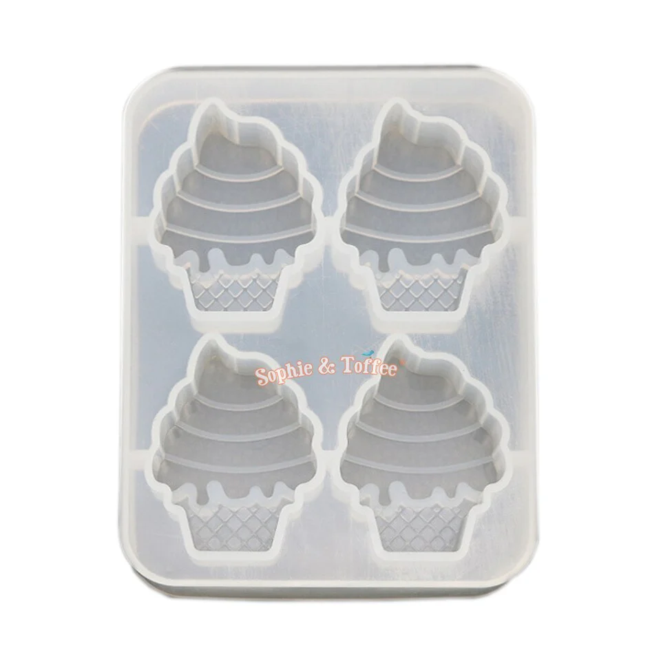 Ice Cream 3D Clear Silicone Mold - Image 2