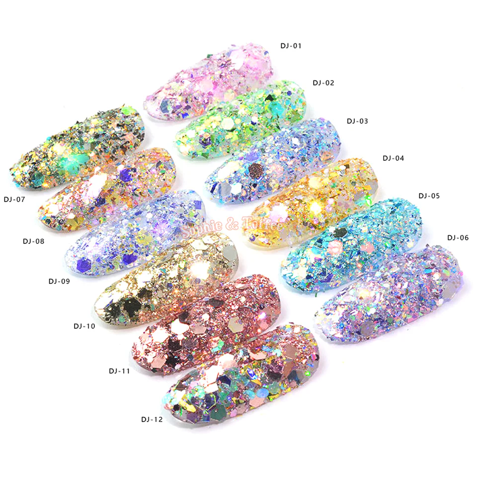 Iridescent Confetti Glitters Mix - Image 4