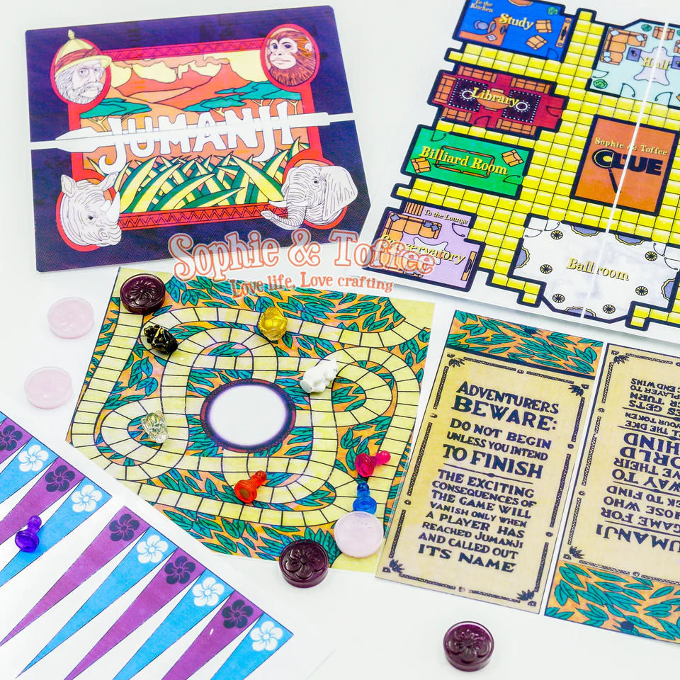 Jumanji Game Tokens Silicone Mold Full set - Image 3