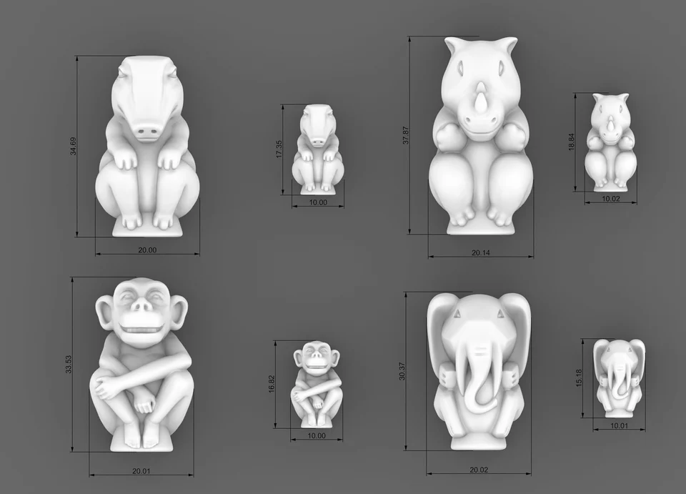 Jumanji Game Tokens Silicone Mold Full set - Image 4