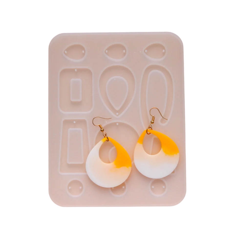 Large Earrings Pendant Silicone Mold Clearance