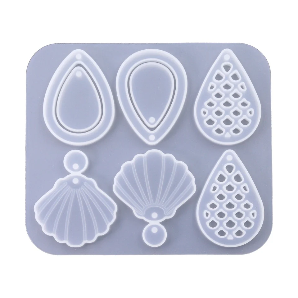 Large Shells Dangling Earrings Silicone Mold Clearance