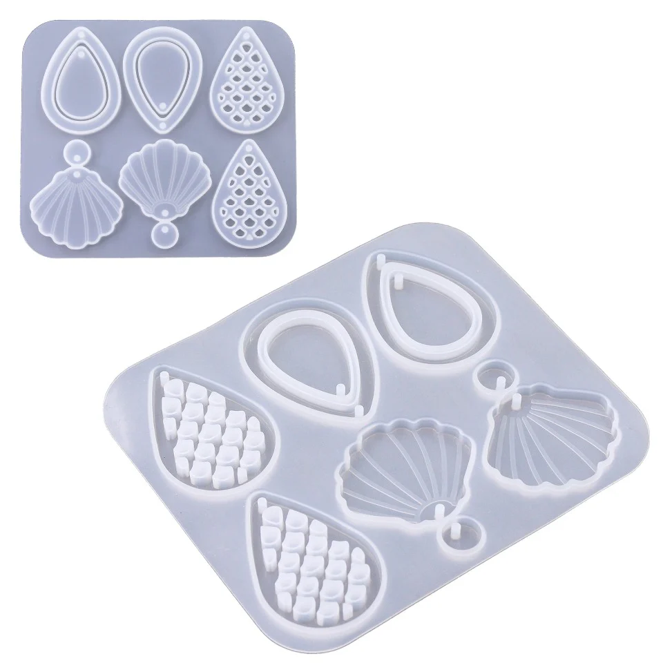 Large Shells Dangling Earrings Silicone Mold Clearance - Image 3