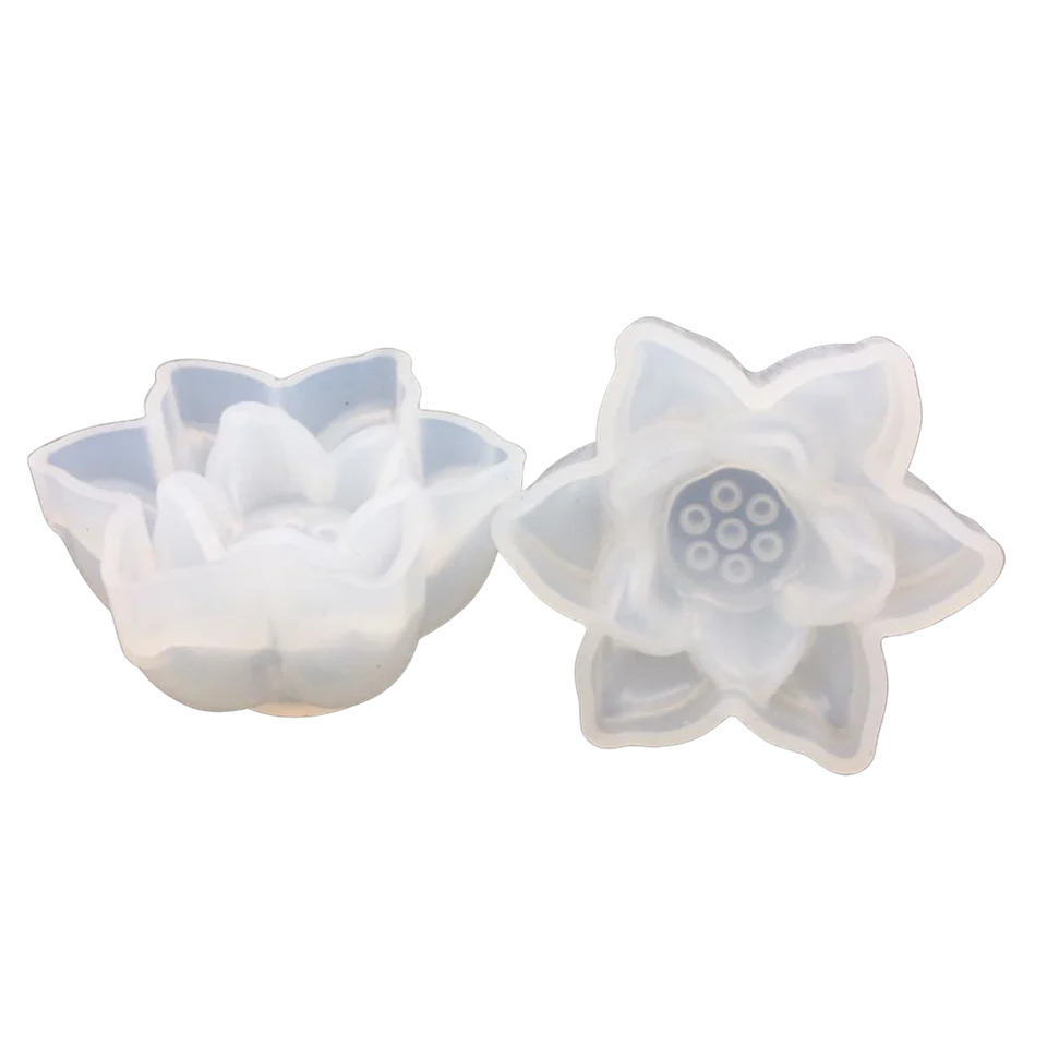 Lotus Candle Holder Silicone Mold - Image 3
