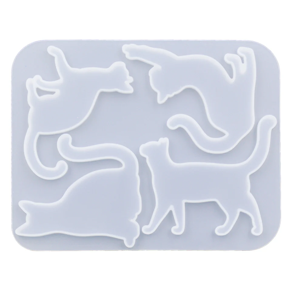 Meow Kitty Cat Silicone Mold (2 pieces) Clearance