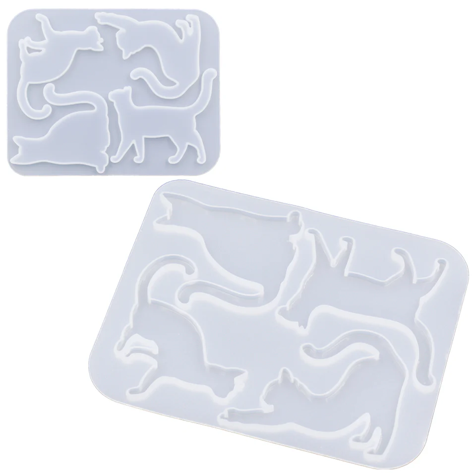Meow Kitty Cat Silicone Mold (2 pieces) Clearance - Image 3