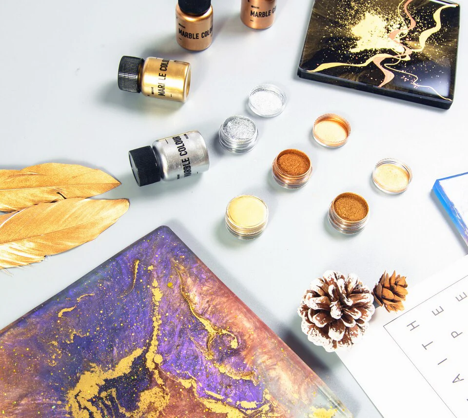 3g Metallic Powder Pigment (5 pots) - Image 2