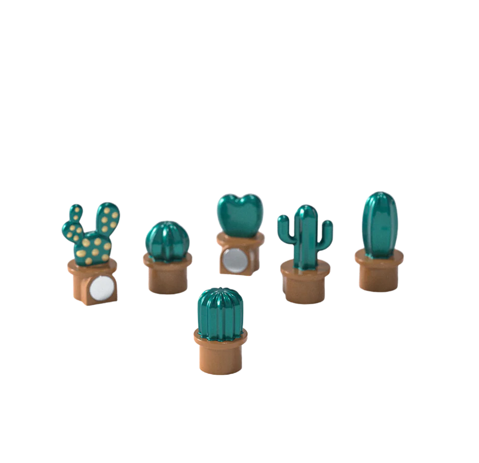 Mini Cactus Silicone Mold (6 Cavity) - Image 2