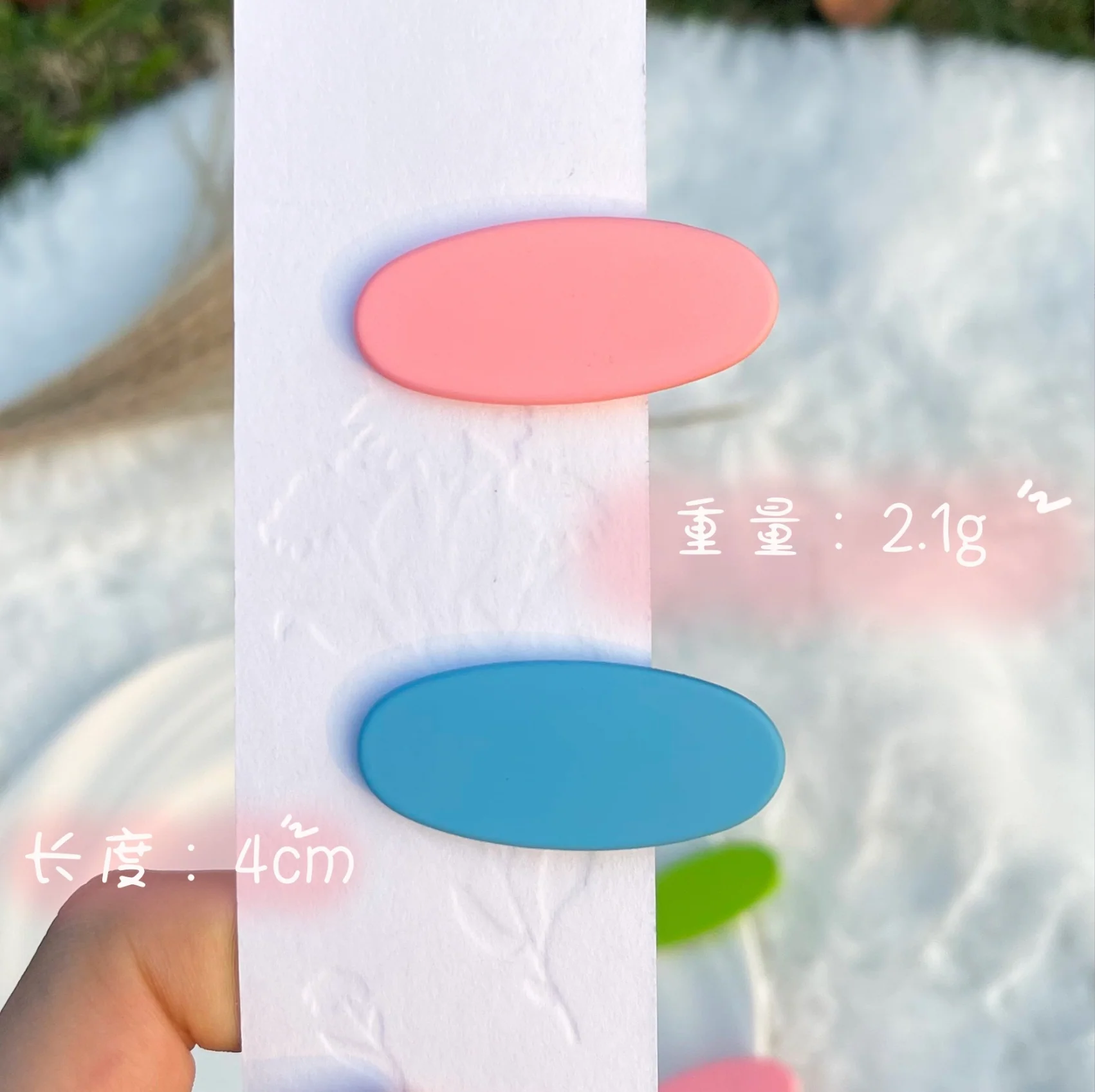 Mini Hair Clip Flat Back - Image 4