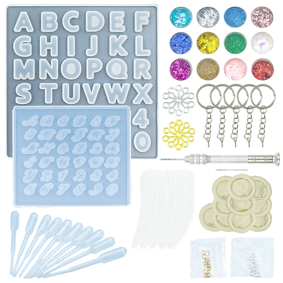Mini Style Alphabet Resin Craft Kit (Clearance)
