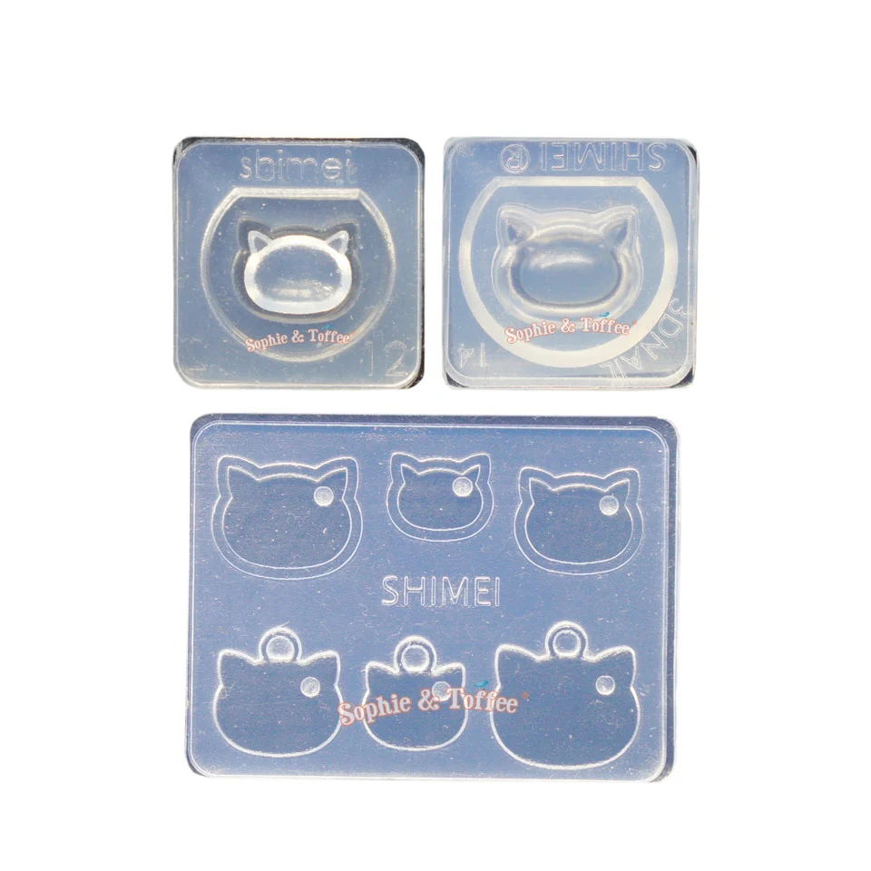 Miniature 3D Hollow Kitty Silicone Mold
