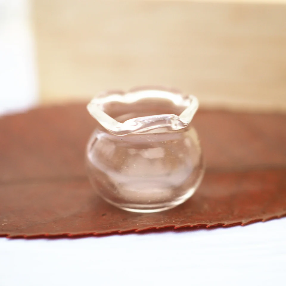 Miniature Glass Fish Bowl (2 pieces) - Image 2