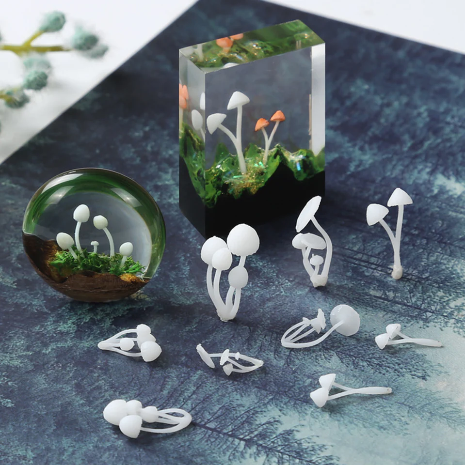 Miniature Terrarium Mushroom (2 pieces) - Image 3