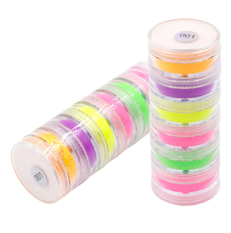 Neon Pigment Powder 12 pack set
