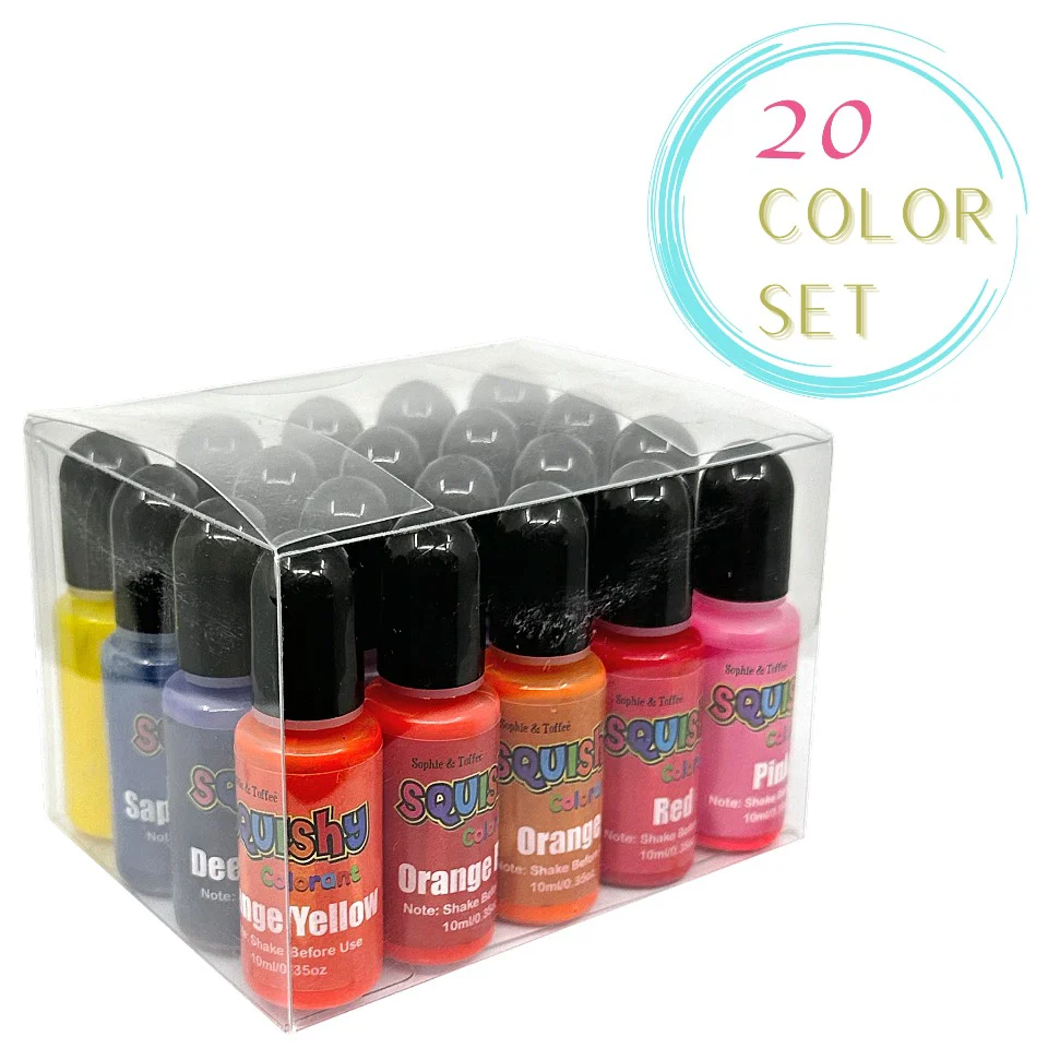 New Pigment Dye for Squishy Gel