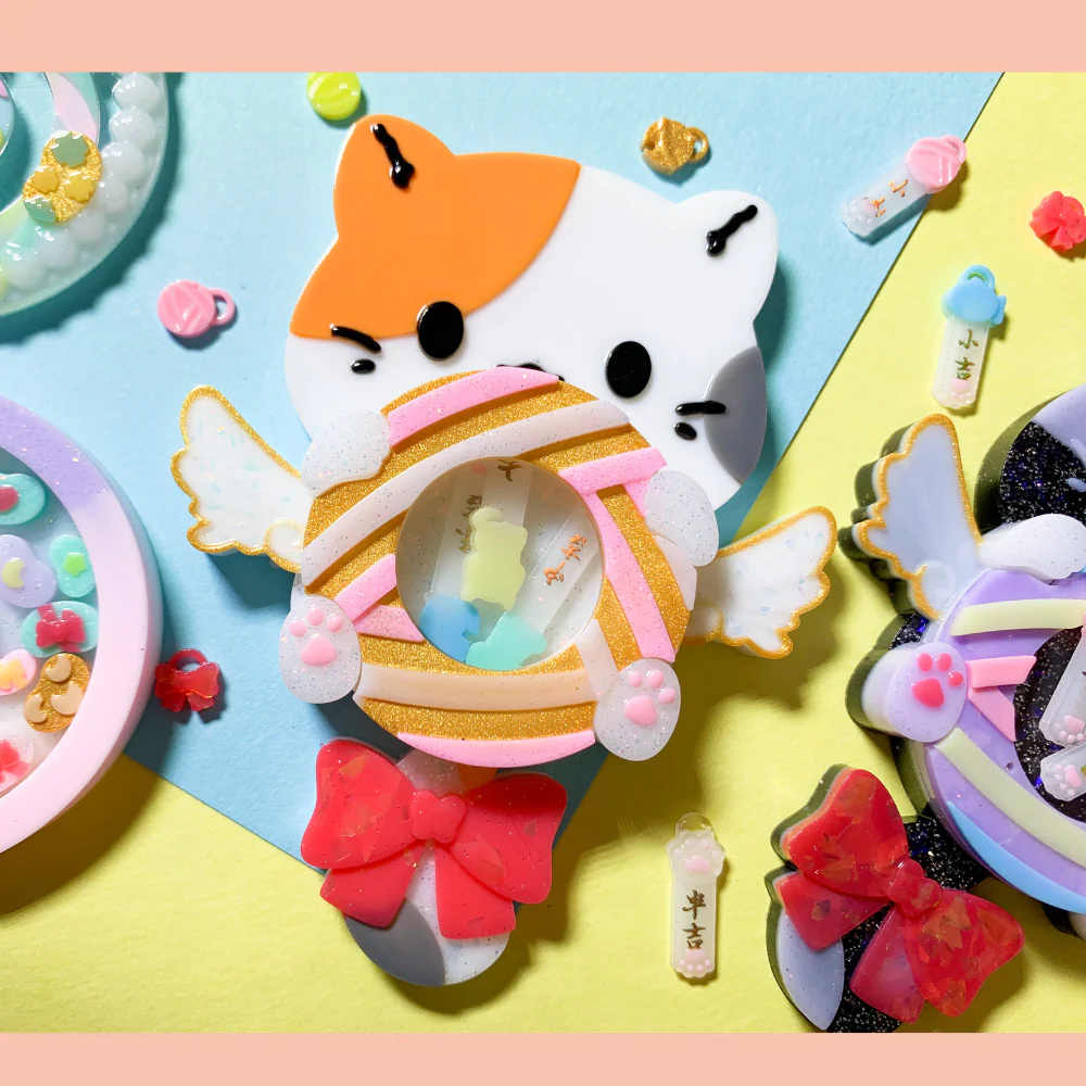 Omikuji Kitty Shaker Silicone Molds - Image 4