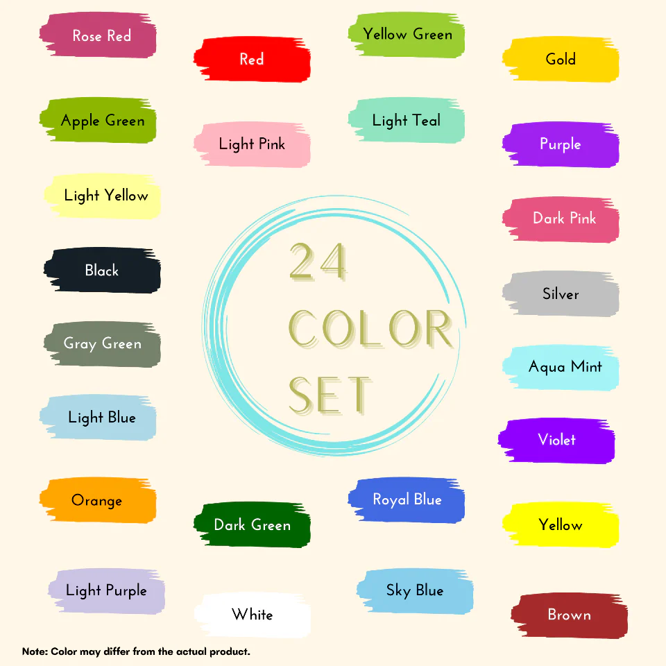 Opaque Colour UV Resin 24 Colors 10ml - Image 3