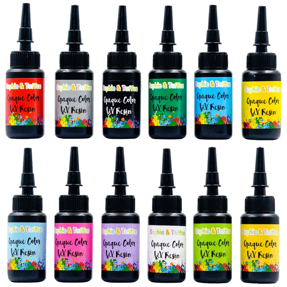 Opaque Colour UV Resin 24 Colors 10ml - Image 4