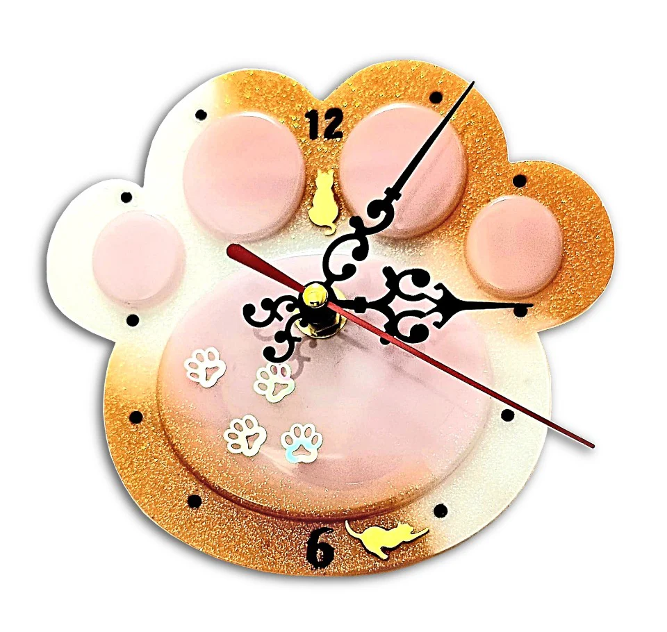 Paw Clock Silicone Mold - Image 2