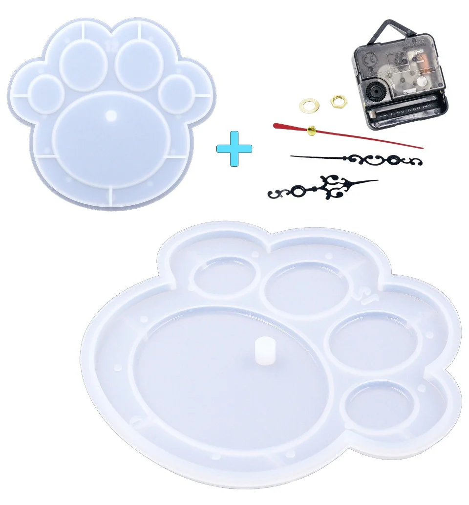 Paw Clock Silicone Mold - Image 3