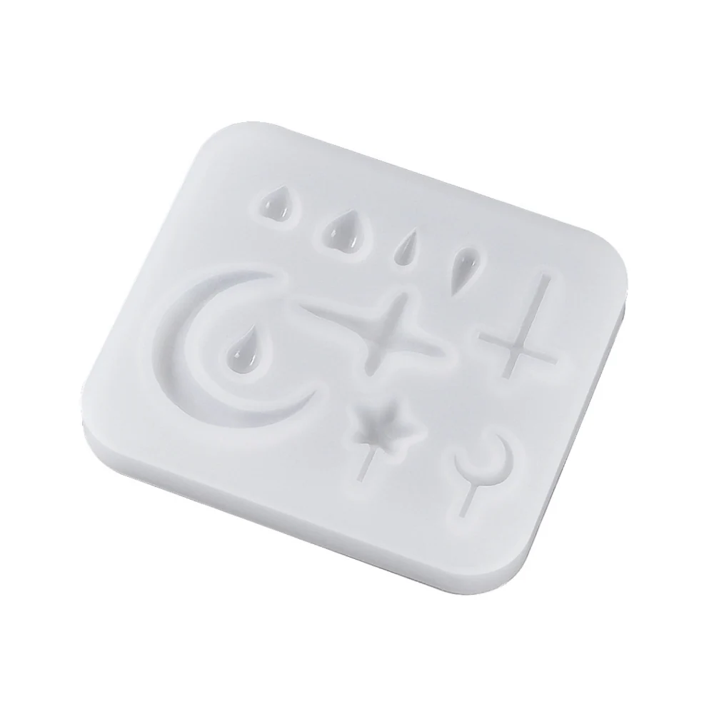Raindrops Moon Cross Silicone Mold