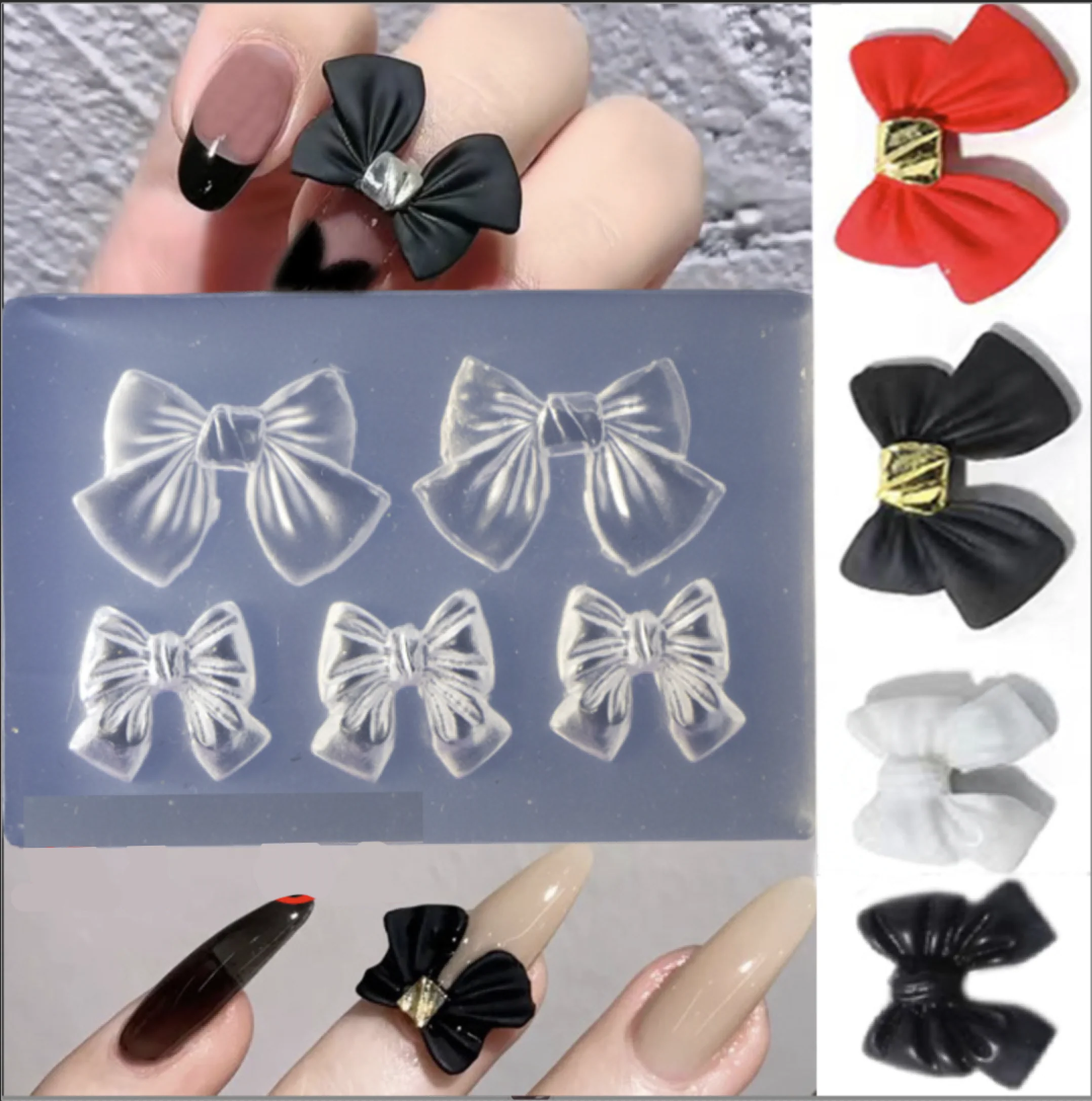 Ribbons Silicone Mold (5 Cavity) - Image 4