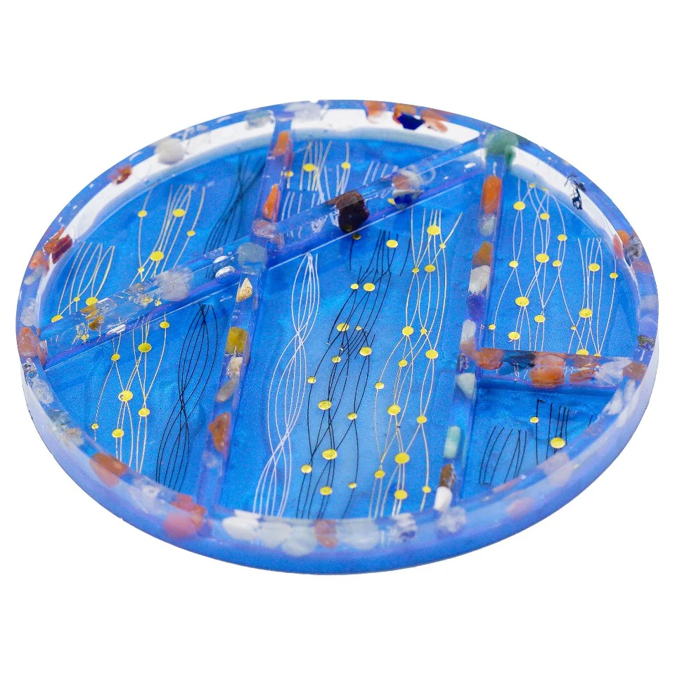 Round Jewelry Trinket Tray Silicone Mold - Image 2