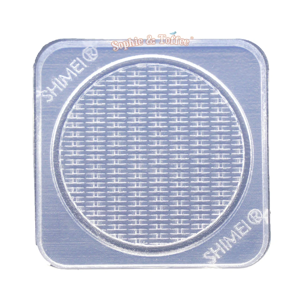 Round Miniature Basket Tray Silicone Mold