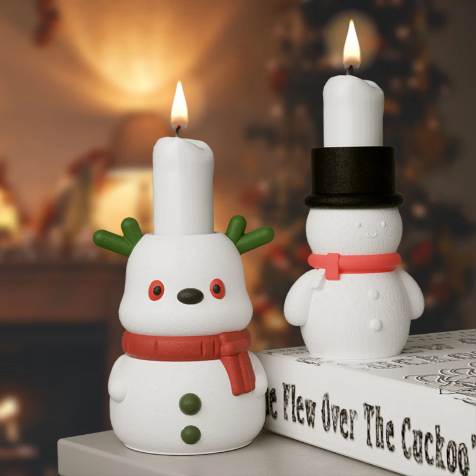 Rudolph Candle Holder Silicone Mold
