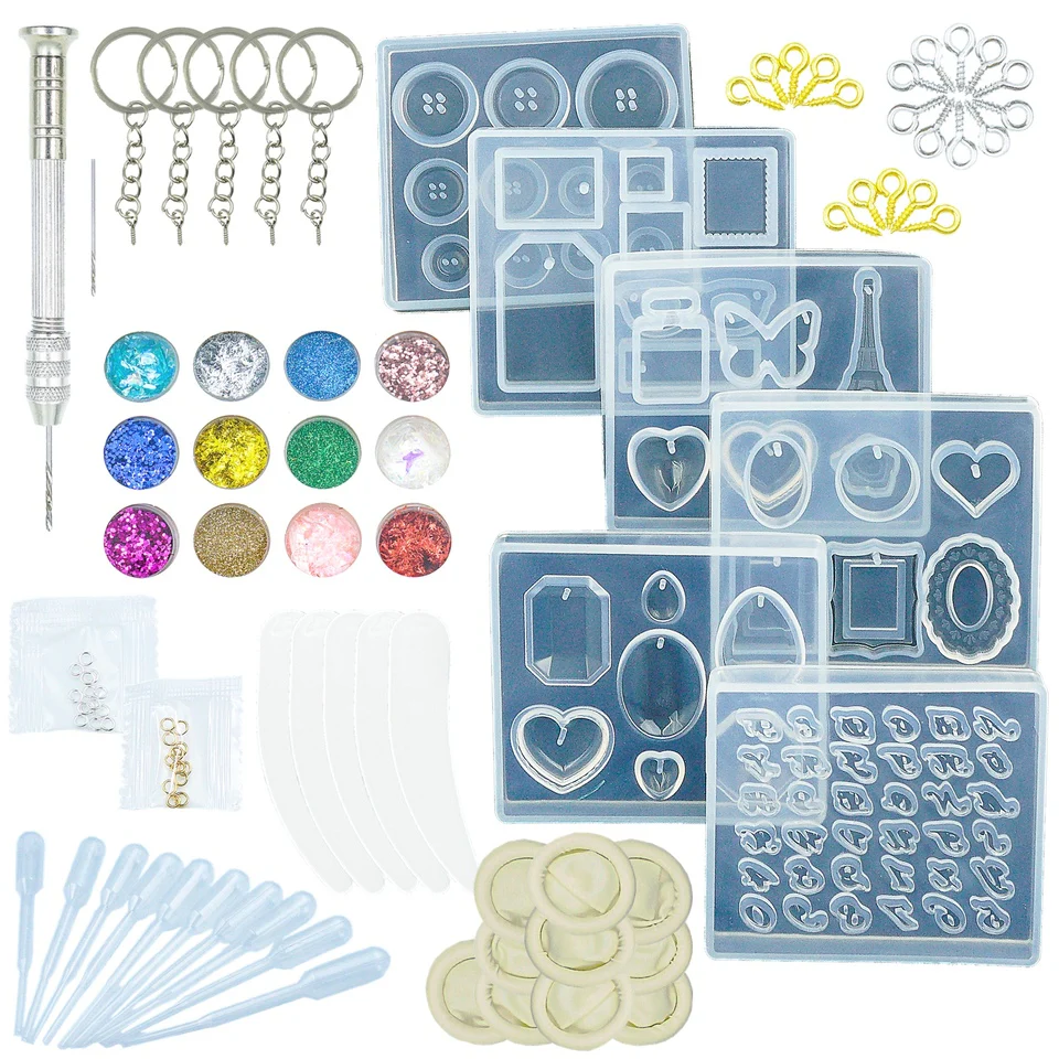 Shapes & Alphabet Resin Craft Kit - Clearance