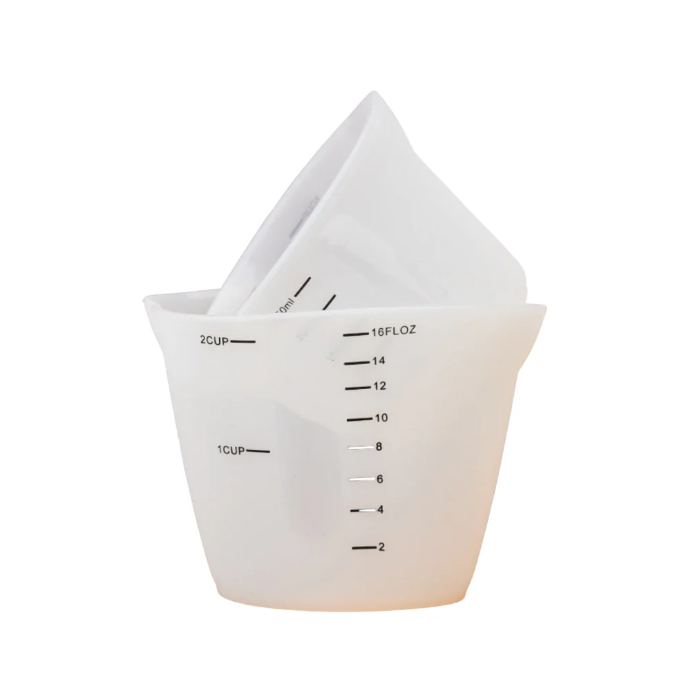 Silicone Measuring Cup 250ml 500ml - Image 2