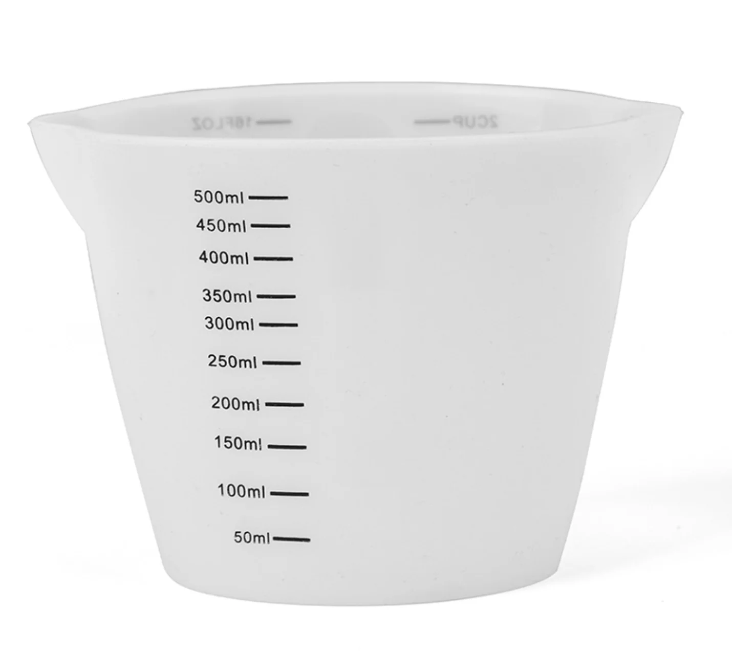 Silicone Measuring Cup 250ml 500ml - Image 4