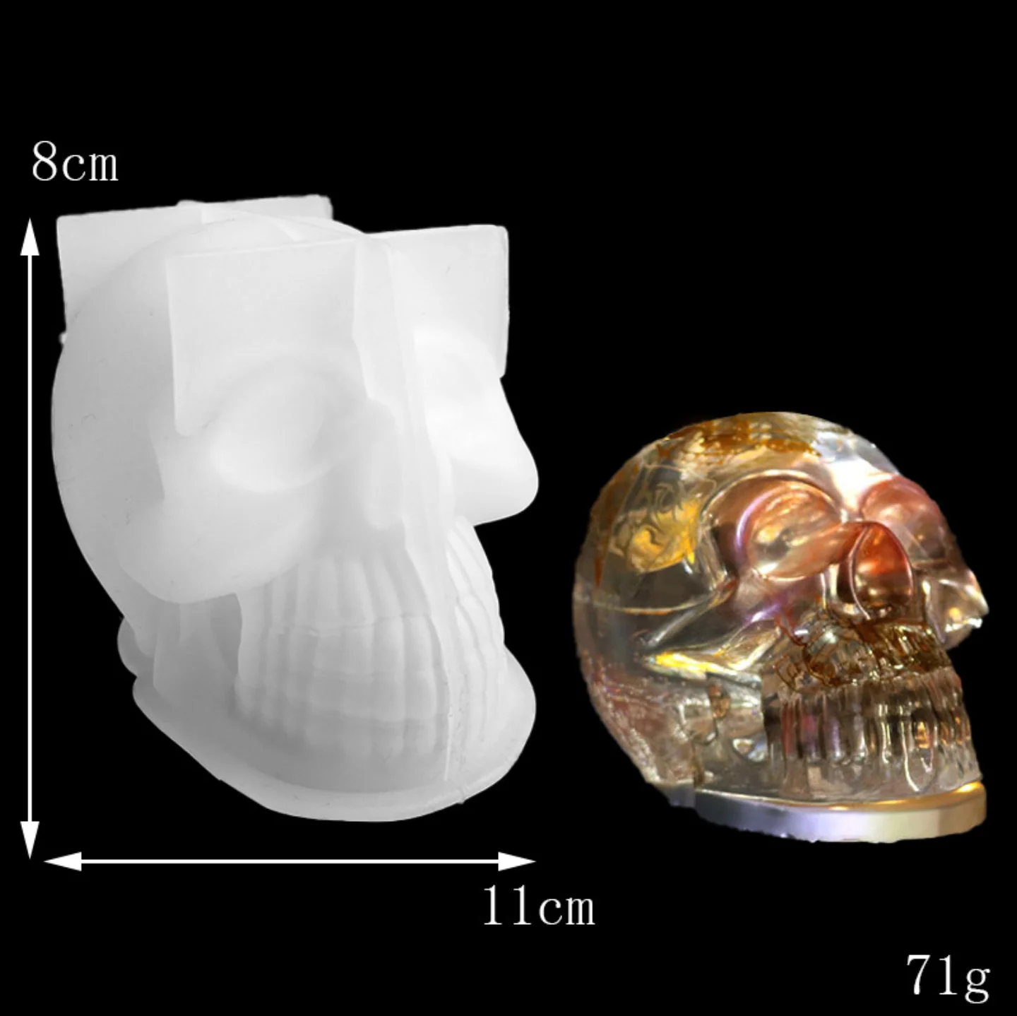Skull Silicone Mold - Image 6