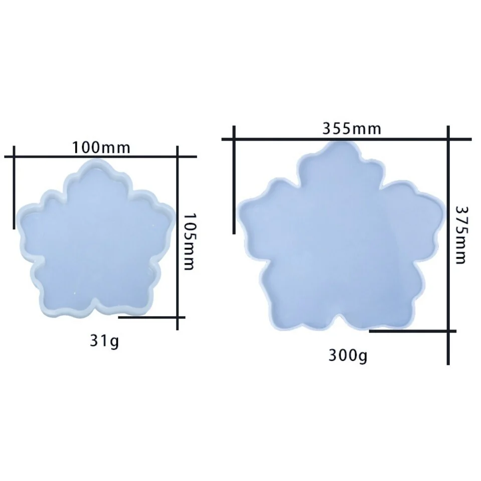 Small Flower Coaster Silicone Mold - Image 4