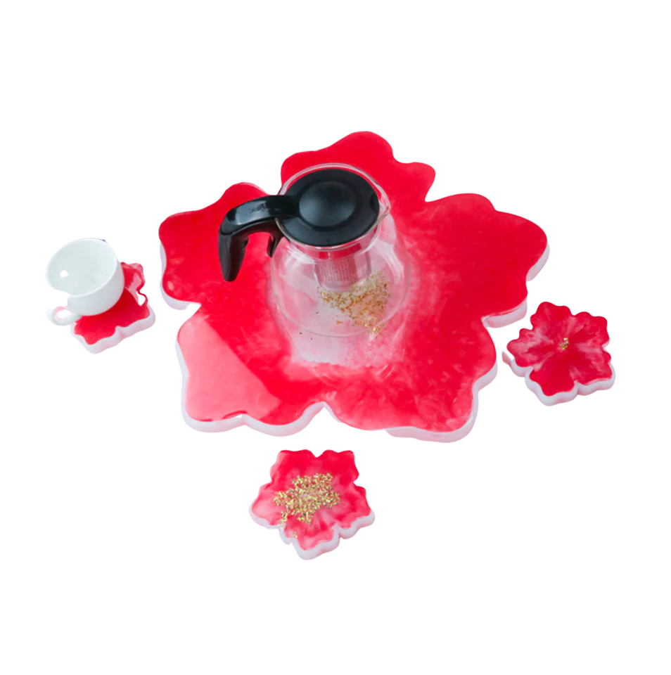 Small Flower Coaster Silicone Mold - Image 5