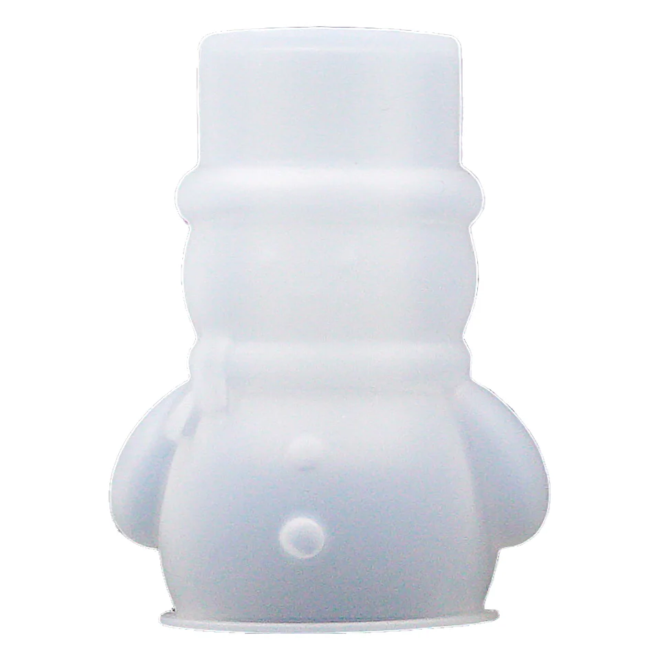 Snowman Candle Holder Silicone Mold