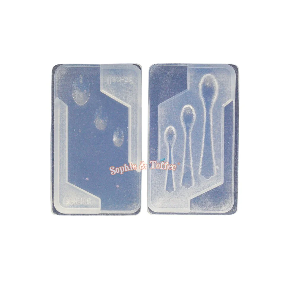 Spoon Utensils Clear Silicone Mold - Image 2