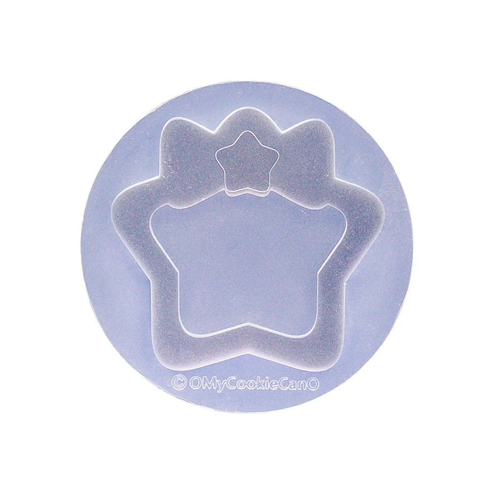 Star Ribbon Shaker Silicone Mold 2 pieces Clearance