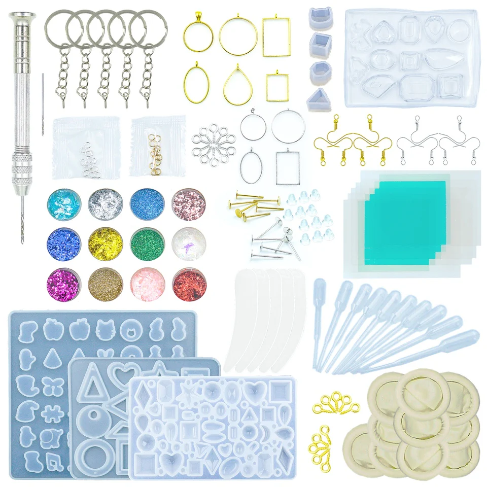 Stud Earrings & Tags Resin Craft Kit (Clearance)