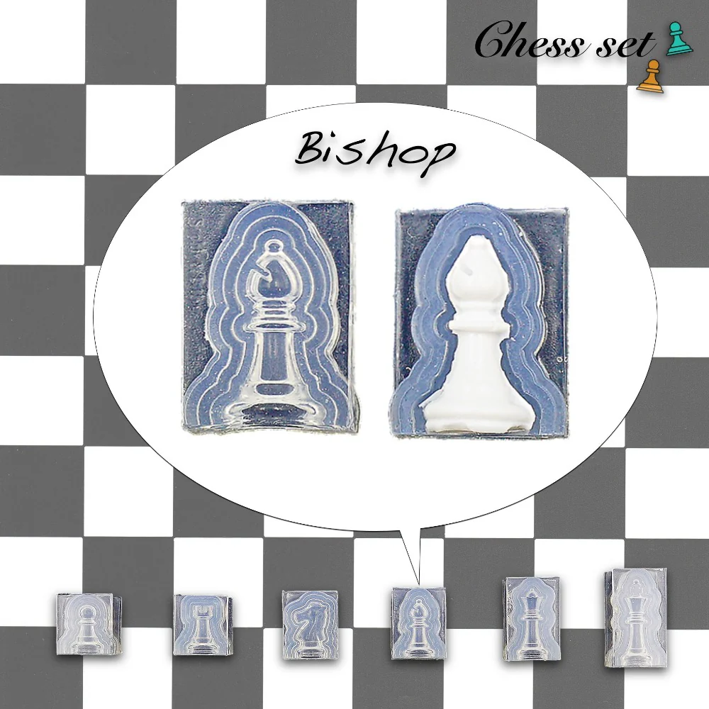 Chess Pieces Game S&T Exclusive Silicone Mold - Image 5