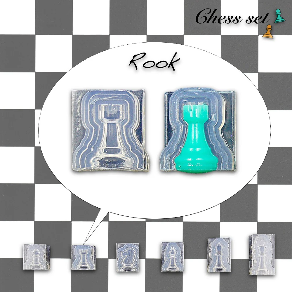 Chess Pieces Game S&T Exclusive Silicone Mold - Image 7