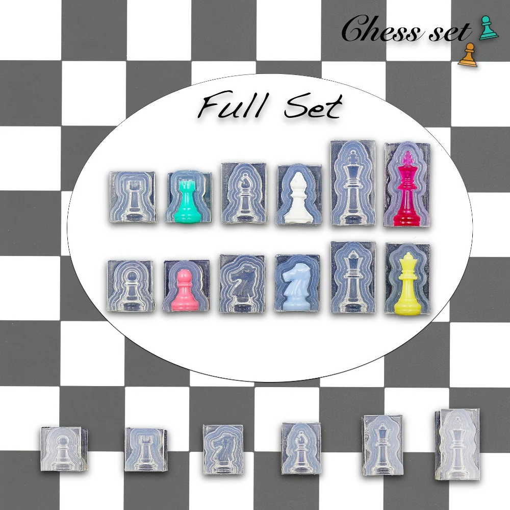 Chess Pieces Game S&T Exclusive Silicone Mold - Image 9