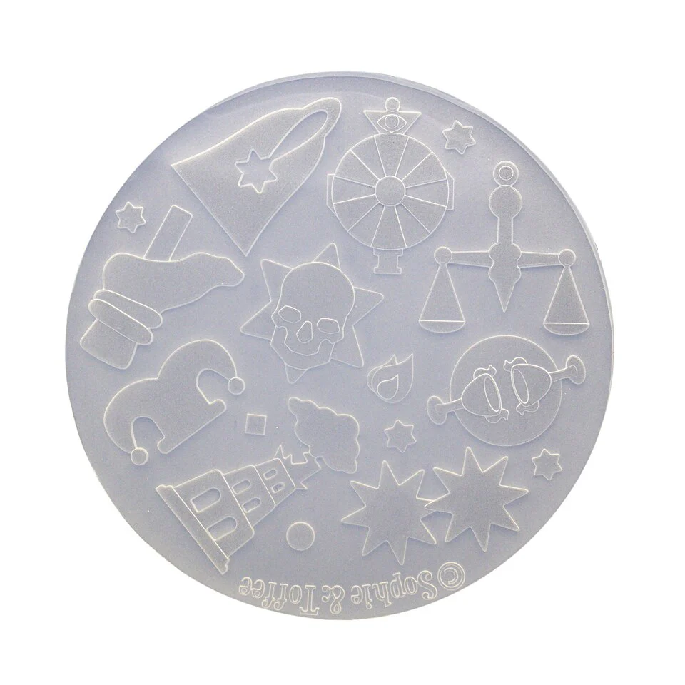Wheel of Fortune Tarot Cards Silicone Mold (Clearance)